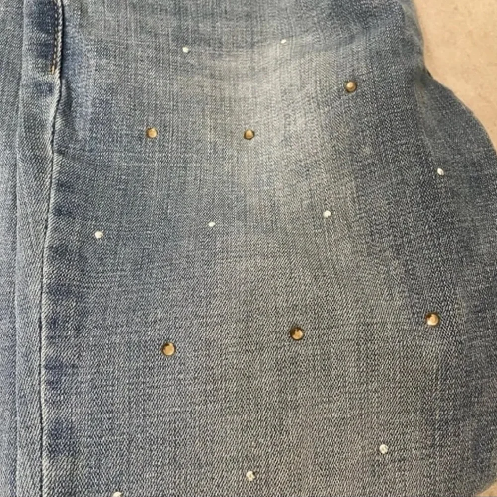 Levi Rhinestone Skinny Jeans Size 26 - Picture 6 of 10